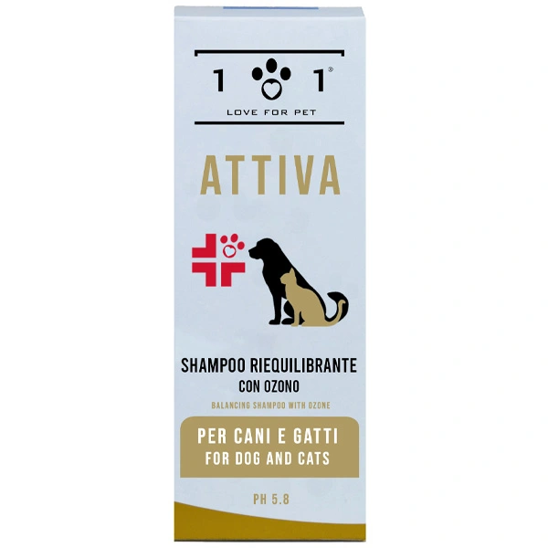 LINEA 101 Shampoo Riequilibrante Con Ozono Per Cani E Gatti 3 LINEA 101 Shampoo Riequilibrante Con Ozono Per Cani E Gatti