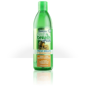 Tropiclean Fresh Breath Water Additive Skin & Coat 3 Tropiclean Fresh Breath Water Additive Skin & Coat