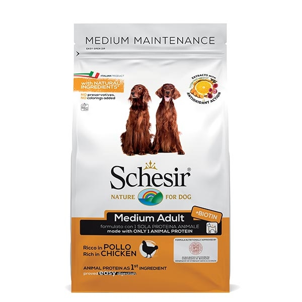 Schesir Dry Line Medium Mantenimento Con Pollo 3 Schesir Dry Line Medium Mantenimento Con Pollo