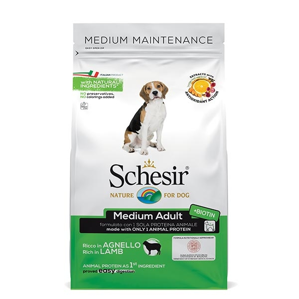Schesir Dry Line Medium Mantenimento Con Agnello 3 Schesir Dry Line Medium Mantenimento Con Agnello