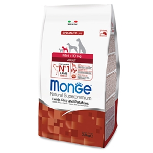 Monge Natural Superpremium Mini Adult Agnello, Riso E Patate 3 Monge Natural Superpremium Mini Adult Agnello, Riso E Patate