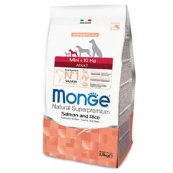 Monge Natural Superpremium Mini Adult Salmone E Riso