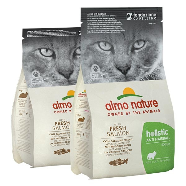 Almo Nature PFC Holistic Anti Hairball Dry Salmone E Patate 3 Almo Nature PFC Holistic Anti Hairball Dry Salmone E Patate