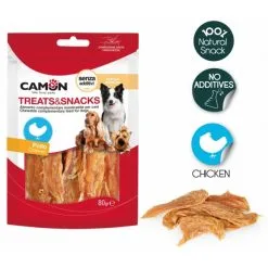 CAMON Treats & Snacks Con Filetto Di Pollo Naturale Senza Additivi