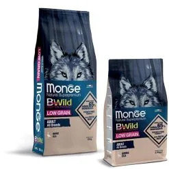 Monge BWild Low Grain Adult All Breeds Con Oca