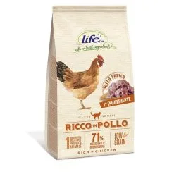 Life Pet Care Natural Ingredients Adult Low Grain Ricco In Pollo