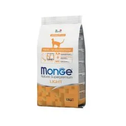 Monge Natural Superpremium Adulto Light Tacchino