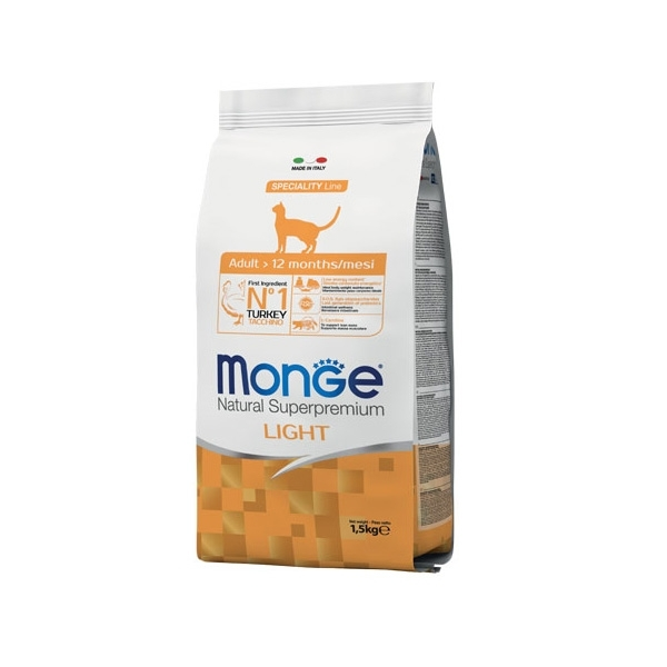 Monge Natural Superpremium Adulto Light Tacchino 3 Monge Natural Superpremium Adulto Light Tacchino