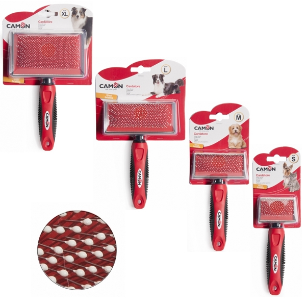 CAMON Cardatore Con Denti In Acciaio E Punte Arrotondate 3 CAMON Cardatore Con Denti In Acciaio E Punte Arrotondate