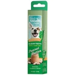 Tropiclean Fresh Breath Clean Teeth Oral Care Gel Peanut Butter