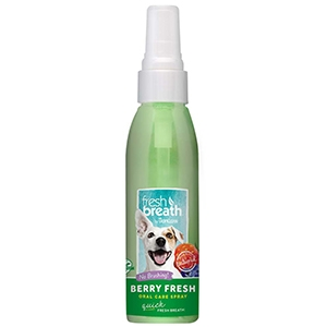 Tropiclean Fresh Breath Berry Fresh Oral Care Spray 3 Tropiclean Fresh Breath Berry Fresh Oral Care Spray