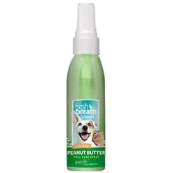 Tropiclean Fresh Breath Peanut Butter Oral Care Spray