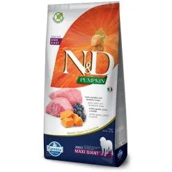 Farmina Natural & Delicious Pumpkin Grain Free Adult Maxi & Giant Con Agnello, Zucca E Mirtillo