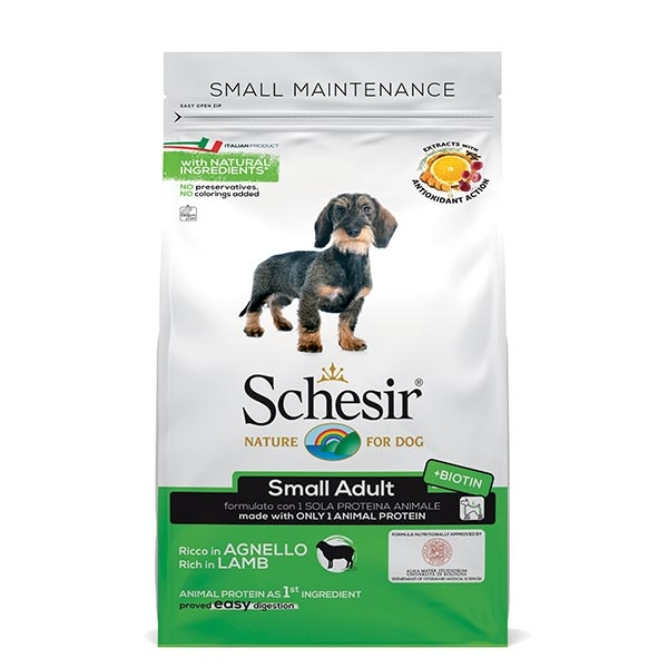 Schesir Dry Line Small Mantenimento Con Agnello 3 Schesir Dry Line Small Mantenimento Con Agnello