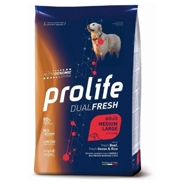 ProLife Dual Fresh Adult Medium/Large Goose & Rice 3 ProLife Dual Fresh Adult Medium/Large Goose & Rice