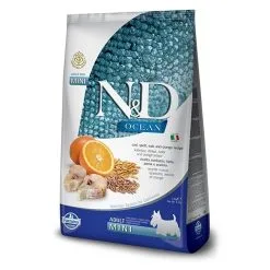 Farmina Natural & Delicious Ocean Adult Mini Con Merluzzo, Farro, Avena E Arancia