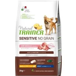 Trainer Natural Sensitive No Grain Small & Toy Adult Con Maiale