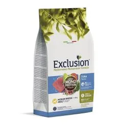 Exclusion Mediterraneo Monoprotein Adult Medium Breed Con Tonno
