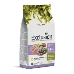 Exclusion Mediterraneo Monoprotein Light Adult Medium & Large Breed Con Pollo