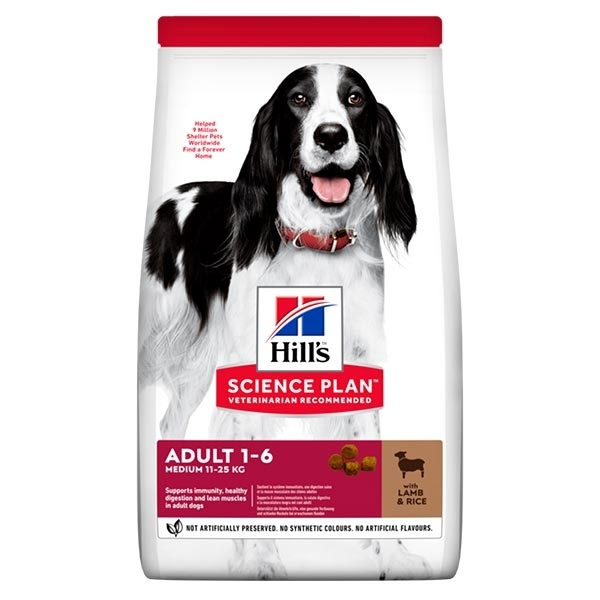 HILL'S Pet Nutrition Science Plan Adult Medium Con Agnello E Riso 3 HILL'S Pet Nutrition Science Plan Adult Medium Con Agnello E Riso