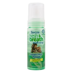 Tropiclean Fresh Breath Mint Foam 3 Tropiclean Fresh Breath Mint Foam