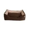 FABOTEX Cuccia Rettangolare Elite Marrone E Beige Con Doppio Cuscino -Offerte Cat food Negozio 00812815