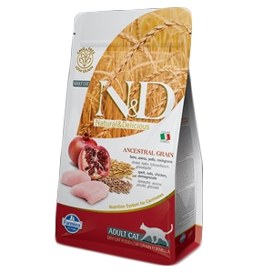 Farmina Natural & Delicious Ancestral Grain Adult Con Pollo E Melograno 3 Farmina Natural & Delicious Ancestral Grain Adult Con Pollo E Melograno