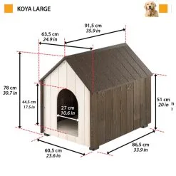 FERPLAST Cuccia In Legno Di Pino Nordico Koya -Offerte Cat food Negozio 11184