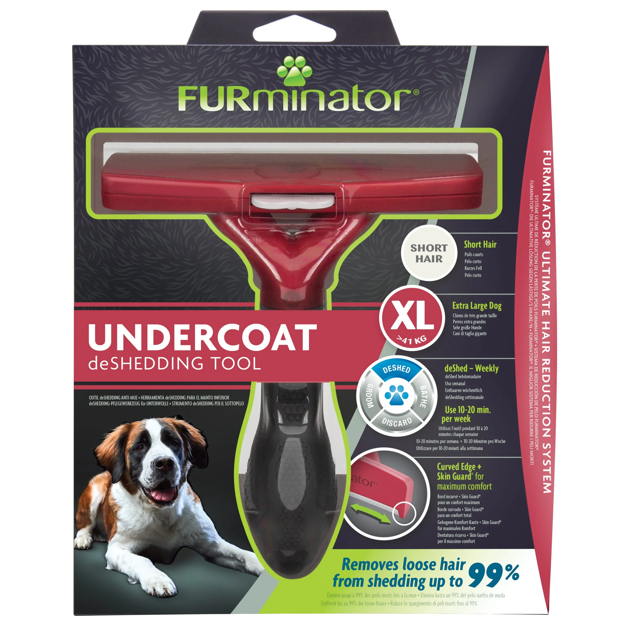 FURMINATOR Long Hair DeShedding Per Cani Dal Pelo Lungo 4 FURMINATOR Long Hair DeShedding Per Cani Dal Pelo Lungo - immagine 2