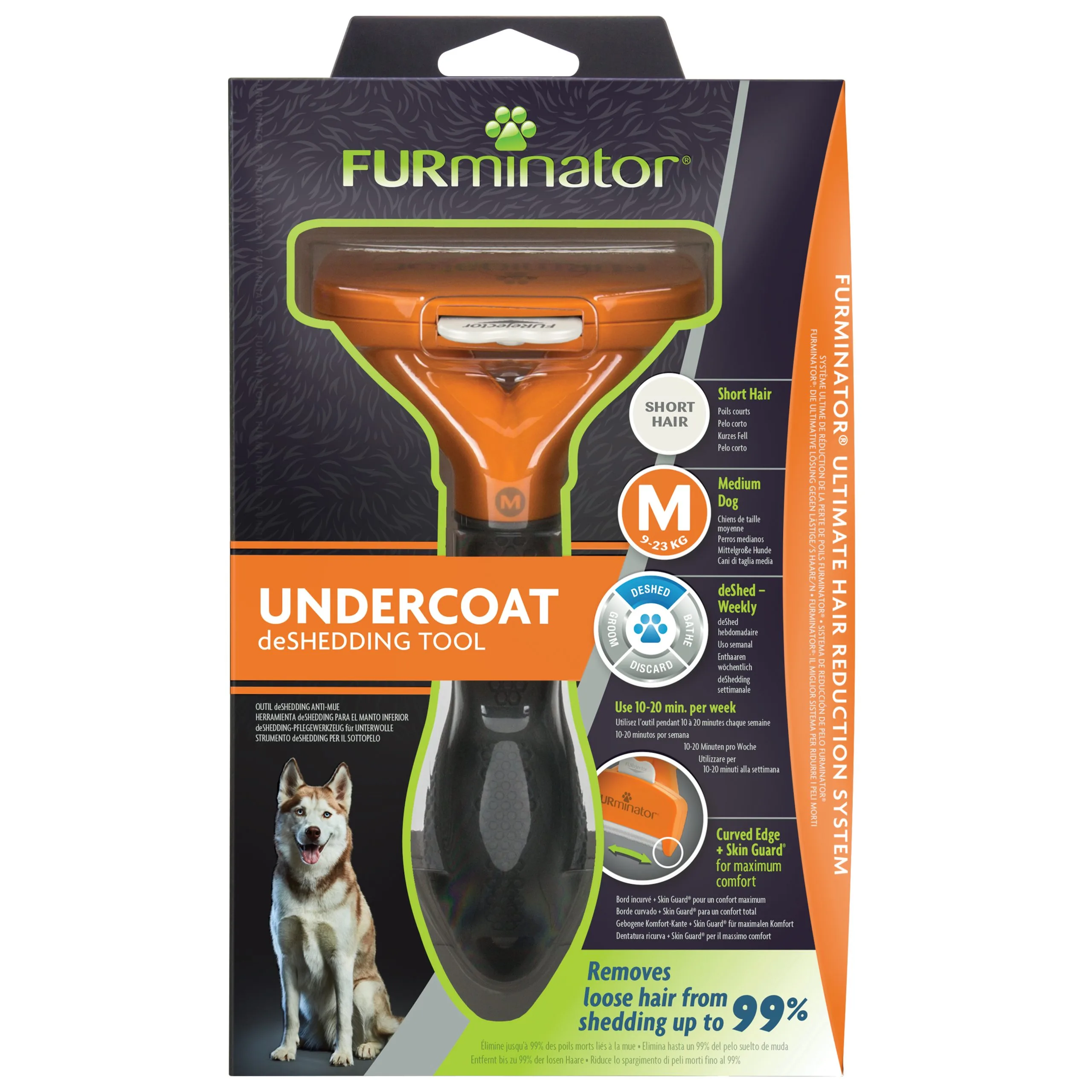 FURMINATOR Long Hair DeShedding Per Cani Dal Pelo Lungo 6 FURMINATOR Long Hair DeShedding Per Cani Dal Pelo Lungo - immagine 4