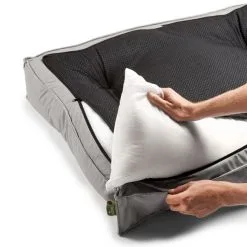 Hunter Cuscino Cuccia Trapuntata Lancaster Grigio -Offerte Cat food Negozio 9600